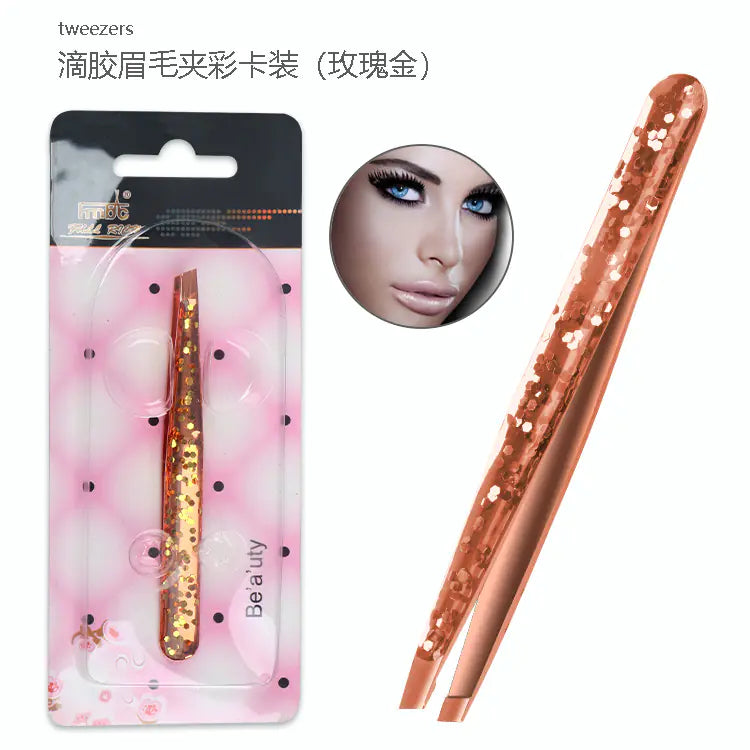 New Droplet Resin Stainless Steel Tweezers