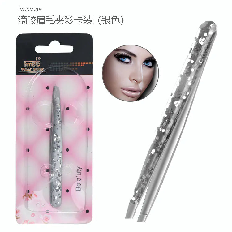 New Droplet Resin Stainless Steel Tweezers