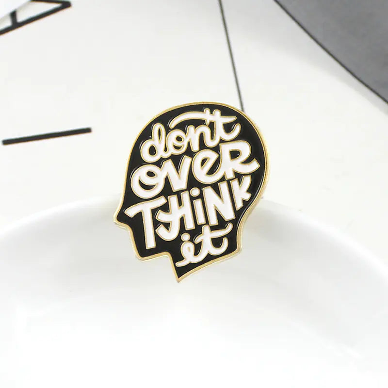 Creative Alloy Pin for Mental Health Awareness