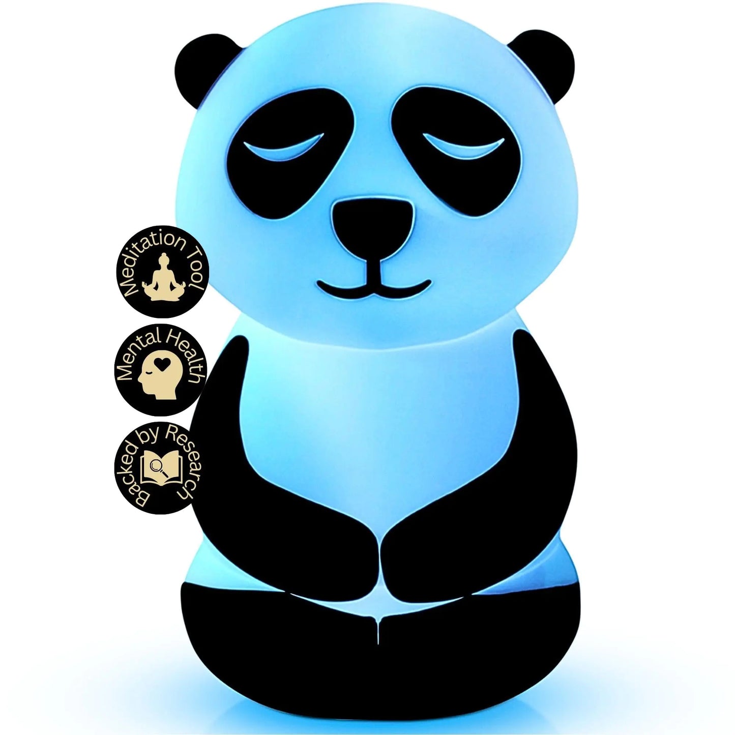Calm Collective Peaceful Panda Breathing Trainer Light for Calming Stress Anxiety Relief Items for ADHD Mindfulness Meditation Tools for Depression Great Self Care and Mental Health Gifts
