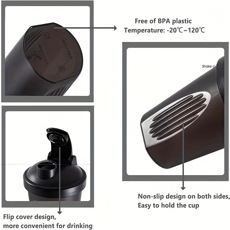 BPA Free Protein Shaker Bottle